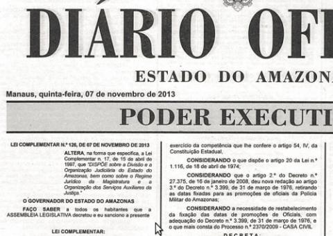Decisão do CNJ chega tarde. Sancionada lei complementar que cria  7 vagas de desembargador